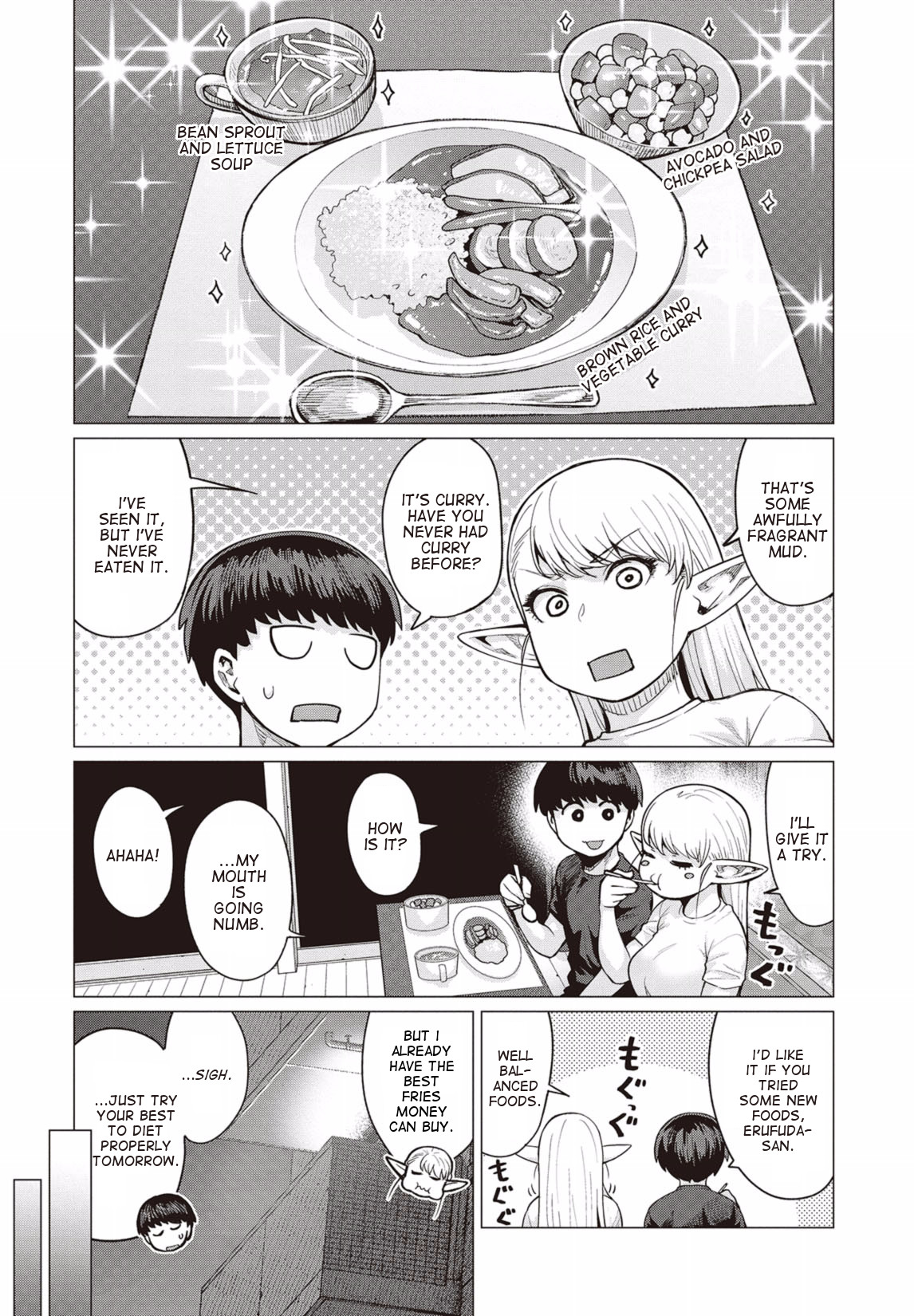 Elf-San Wa Yaserarenai. Chapter 11 #9