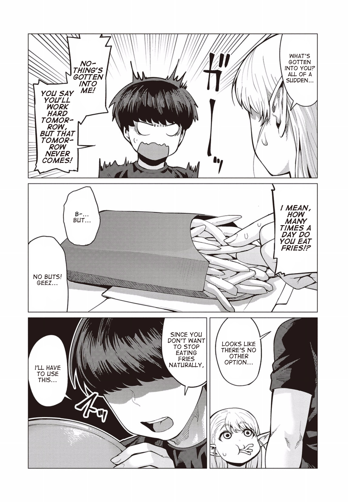 Elf-San Wa Yaserarenai. Chapter 11 #13