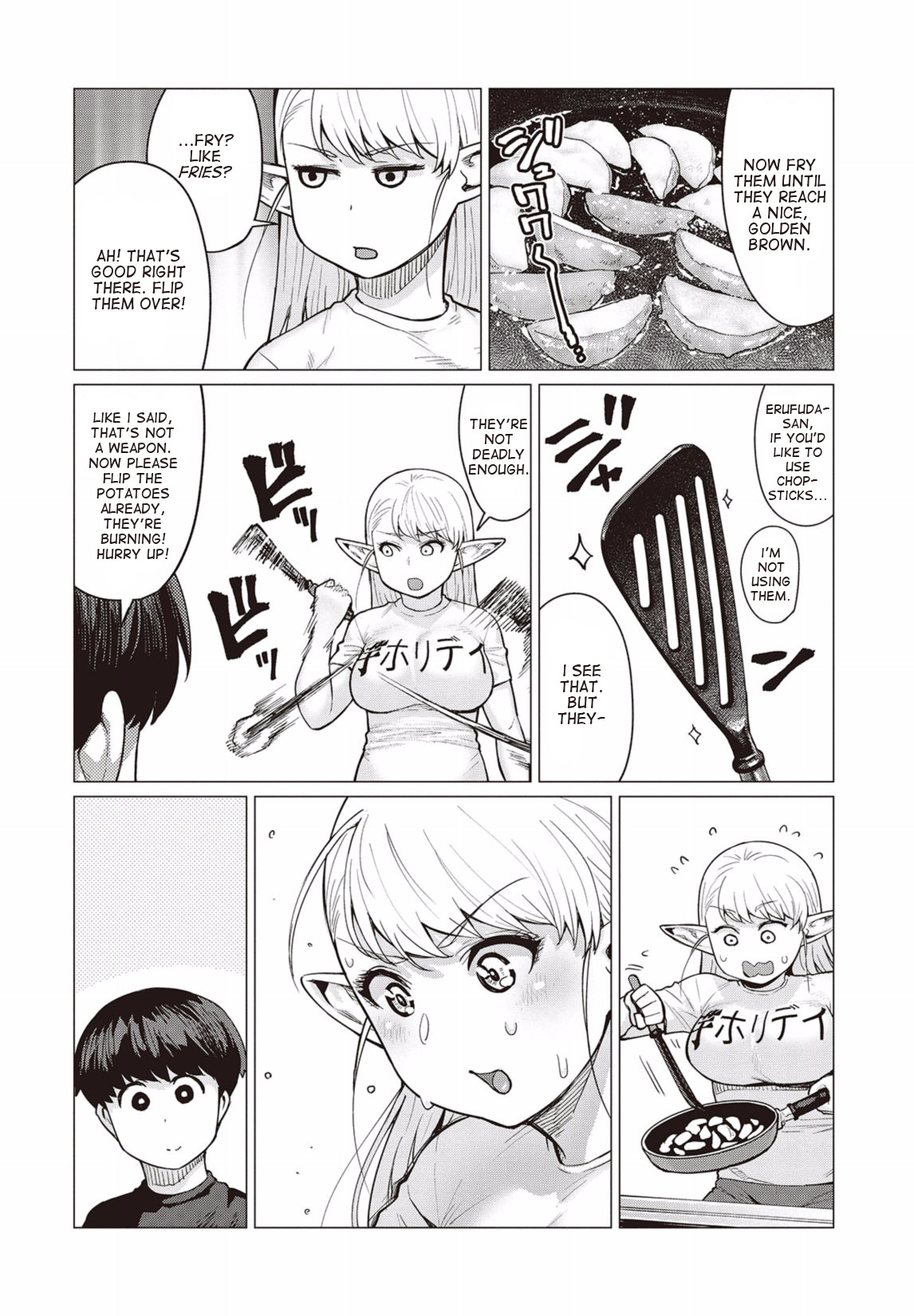 Elf-San Wa Yaserarenai. Chapter 11 #23