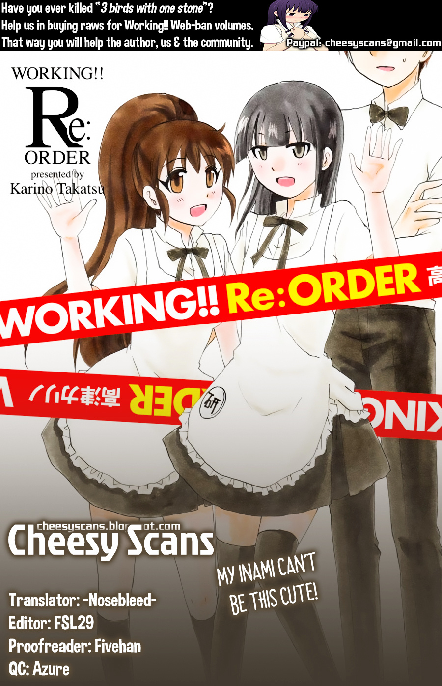 Working!! - Re:order Chapter 2 #1