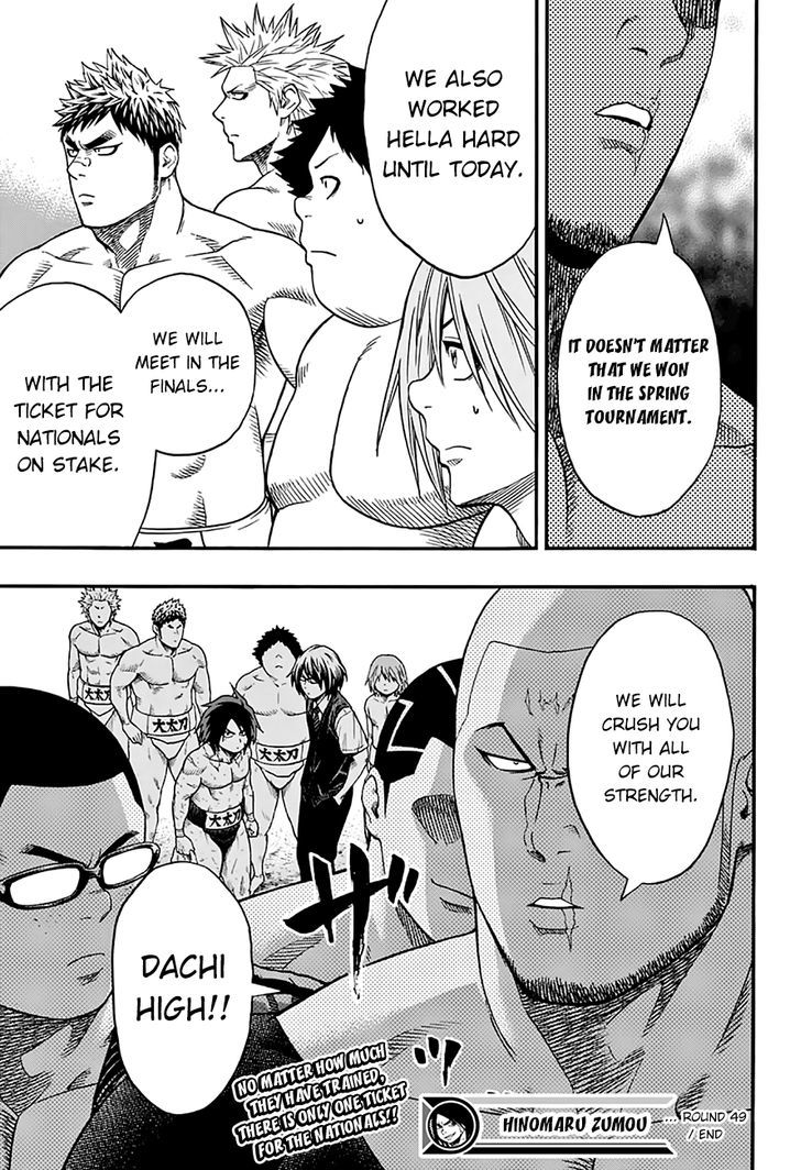 Hinomaru Zumou Chapter 49 #20