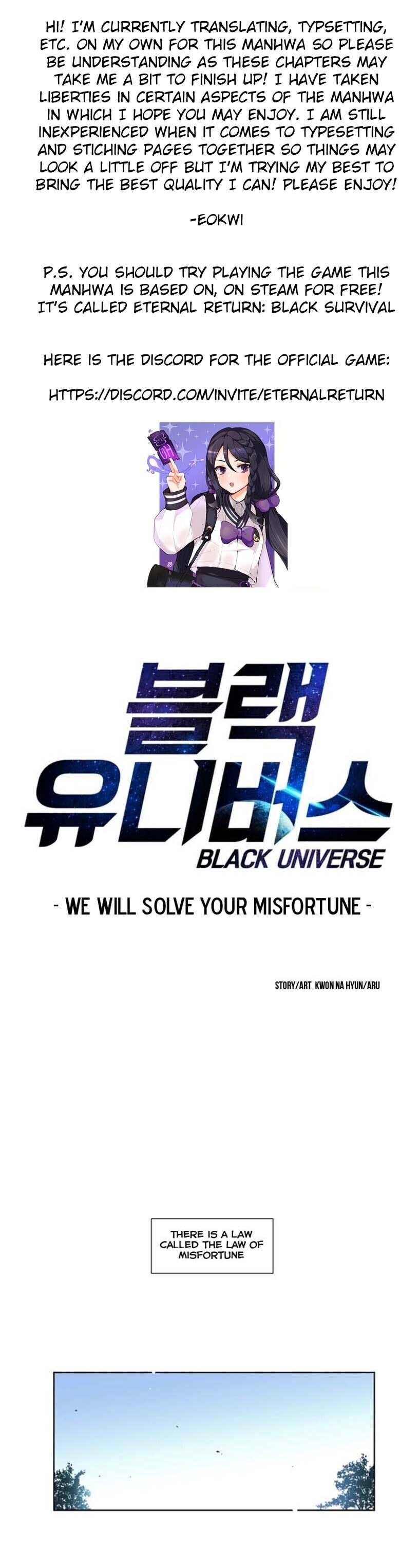 Black Universe Chapter 1 #1