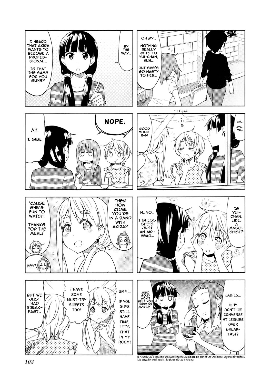 K-On! College Chapter 13 #3